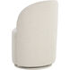 Cavoli Effie Linen Swivel Dining Chair, Swivel
